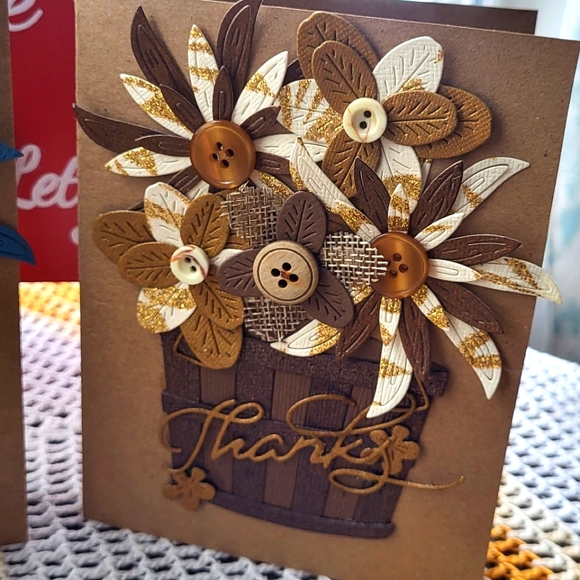 2 handmade writing cards - Picture 2 of 3